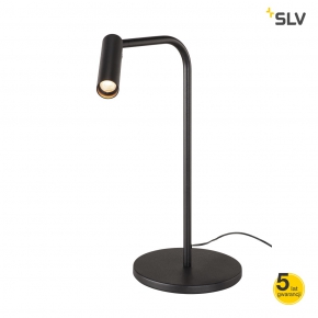 Lampki-biurkowe - lampa stołowa czarna karpo spotline