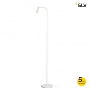 Lampy-stojace - stojąca lampa podłogowa biała karpo slv 