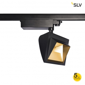 Oswietlenie-szynowe - nowoczesne oświetlenie szynowe merado wall 3f spot czarna 3000k ściamnianie track slv