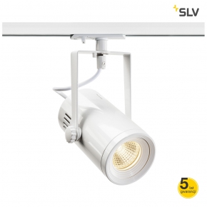 Oswietlenie-sufitowe - nowoczesne oświetlenie szynowe 1f euro spot track biały 3000k 36° slv