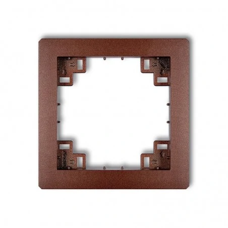 Osprzet-produkty-uzupelniajace - brązowa ramka pośrednia 9drp deco karlik 