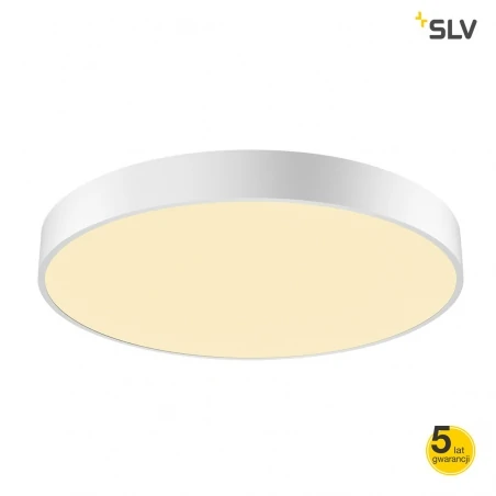 Plafony - okrągła plafoniera sufitowa 60cm medo led 3000k-4000k triac d ściemnialna biała slv 
