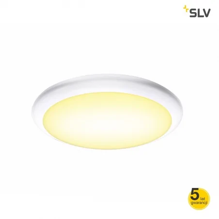 Plafony - plafoniera o mocy 13w z czujnikiem ruchu biała okrągła ruba 10 1001912 slv 