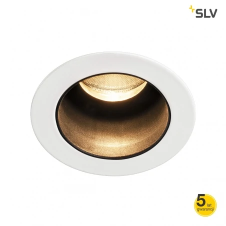 Oprawy-sufitowe - oprawa sufitowa biało-czarna horn medi led 650 lm 3000k 15° slv 