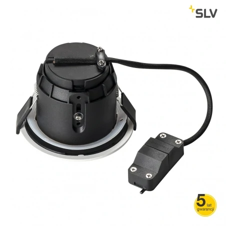 Oprawy-sufitowe - okrągła oprawa sufitowa wpuszczana biała darco gu10 slv 