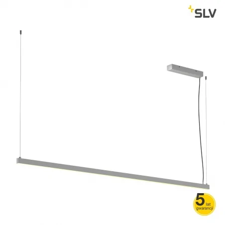 Lampy-sufitowe - lampa sufitowa arosa 2m szkło szronione 3000k triac alu anod slv 