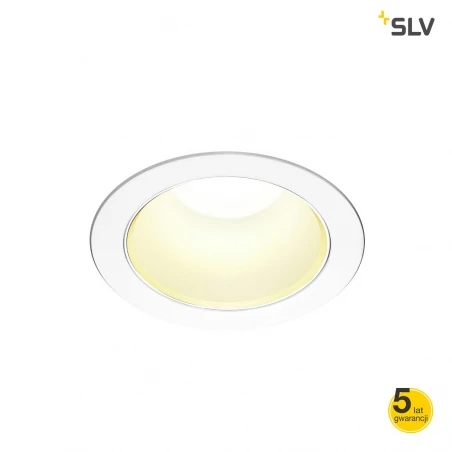 Oprawy-sufitowe - biała oprawa sufitowa okrągła 3000/4000k 21w 1600lm rilo 22.8 1001976 slv 