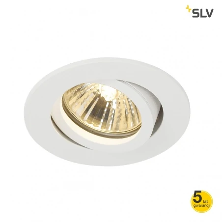 Oprawy-sufitowe - białe ruchome oczoko wpuszczane w sufit new tria 68 qpar 51 slv 