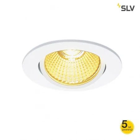 Oprawy-sufitowe - białe ruchome oczko wpuszczane new tria 68 led slv 