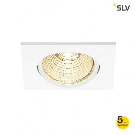 Oprawy-sufitowe - oprawa do wbudowania biały kwadrat led new tria 68 slv 