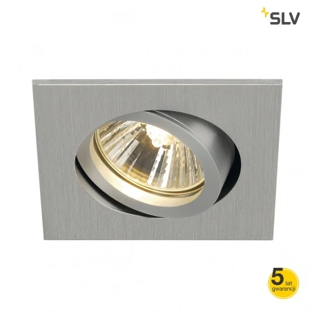 Oprawy-sufitowe - oprawa led sufitowa kwadratowa z aluminium new tria 68 qpar 51 slv 