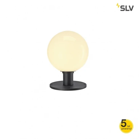 Lampy-ogrodowe-stojace - niska lampa stojąca ogrodowa 27cm 23w e27 gloo pure 27 1001999 slv 