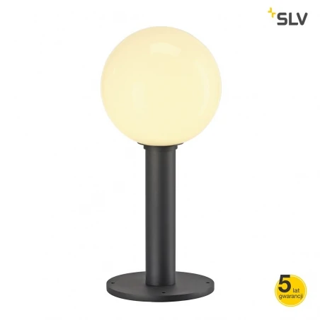 Lampy-ogrodowe-stojace - zewnętrzna lampa ogrodowa o wysokości 44cm antracyt 23w e27 gloo pure 44 1002000 slv 