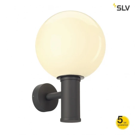 Kinkiety-zewnetrzne - kinkiet zewnętrzny o mocy 23w e27 ip44 gloo pure wall 1002002 slv 