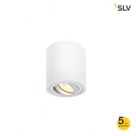 Oprawy-sufitowe - biała oprawa sufitowa okrągła gu10 10w triledo 1002011 slv 