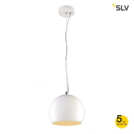 Lampy-sufitowe - lampa wisząca sufitowa biała 11w gx53 plastra 25 pd slv 