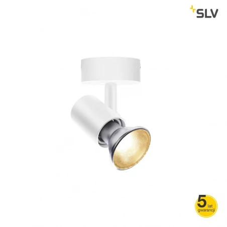 Oprawy-sufitowe - oprawa ścienno-sufitowa w kolorze białym 75w e27 spot 1002073 slv 