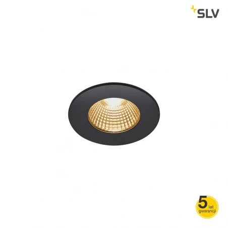 Oprawy-sufitowe - czarna okrągła oprawa sufitowa patta i 1800-3000k slv 