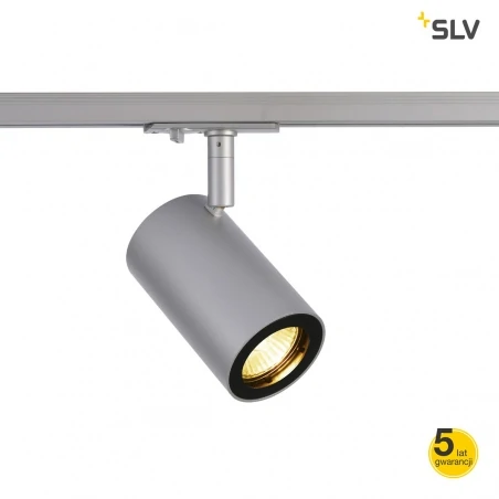 Oswietlenie-szynowe - lampa do szynoprzewodu 1f enola b srebrno szara-czarna slv 