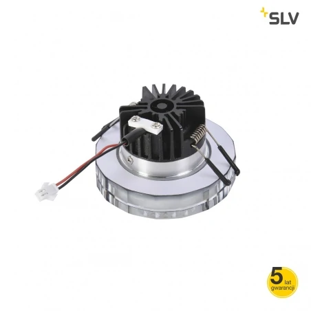 Oprawy-sufitowe - oprawa sufitowa chromowana 7,3w 1800-3000k 460lm crystal 1002120 slv 