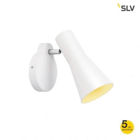 Kinkiety-zewnetrzne - kinkiet z wyłącznikiem biały 35w gu10 phelia wl 1002122 slv 