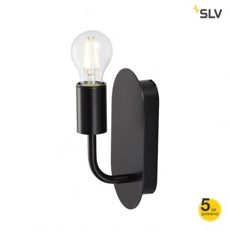 Kinkiety-do-salonu - kinkiet w kolorze czarnym e27 24w fitu wl 1002148 slv 