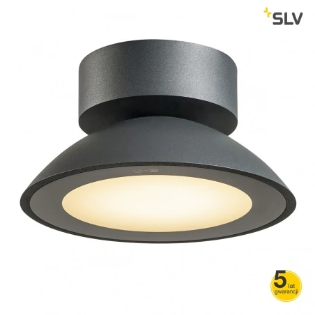 Oprawy-sufitowe - oprawa sufitowa w kolorze czarnym 9,2w 3000k malu cl 1002157 slv 