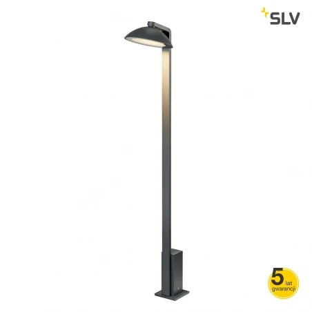 Lampy-ogrodowe-stojace - lampa stojąca ogrodowa led antracyt 9,2w 3000k ip55 malu 1002158 slv 