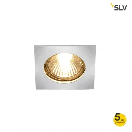 Oprawy-sufitowe - wpuszczane oczko sufitowe kwadrat chrom pika qpar51 slv 