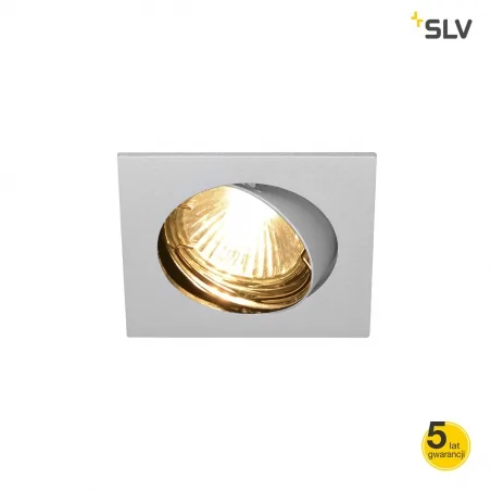 Oprawy-sufitowe - podtynkowa oprawa sufitowa pika qpar51 kwadratowa chrom slv 