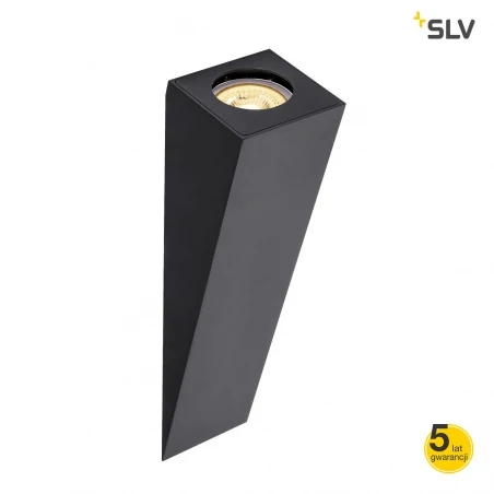 Kinkiety-do-salonu - kinkiet na ścianę w kolorze czarnym 50w gu10 altra dice wl-2 1002213 slv 