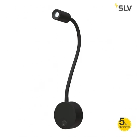 Kinkiety-do-salonu - lampa ścienna do czytania led czarna 4000k 1,9w dio flex 1002432 slv 