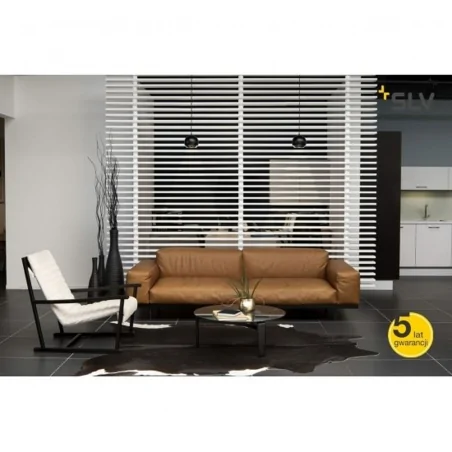 Lampy-sufitowe - oprawa wisząca do szyn 3-fazowa light eye 150 qpar111 czarna-chrom max. 75w slv 