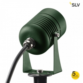 Lampy-ogrodowe-stojace - wbijana lampa ogrodowa w kolorze zielonym 6w 3000k ip55 spike 1002202 slv 
