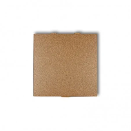 Zaslepki - złota metaliczna zaślepka do ramki 8dza deco karlik 