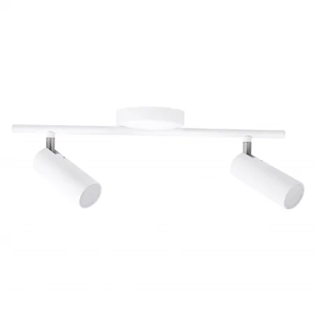 Lampy-sufitowe - listwa led z reflektorami biała 2x4,5w 3000k gavi polux 