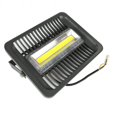 Naswietlacze-led - naświetlacz led szary 100 w 5500lm 6400k vo0817 volteno 