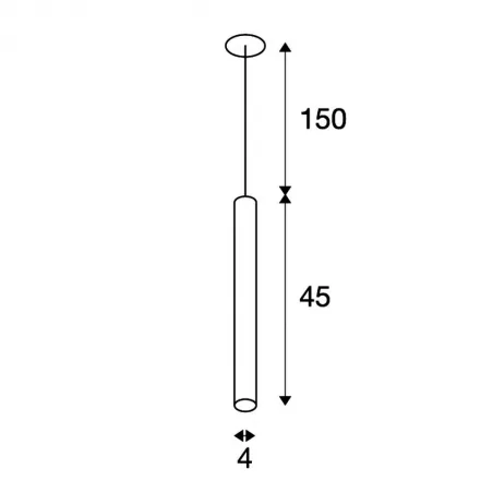 Lampy-sufitowe - lampa sufitowa wisząca mosiądz szczotkowany 9w 3000k helia 40 led 1002169 slv 
