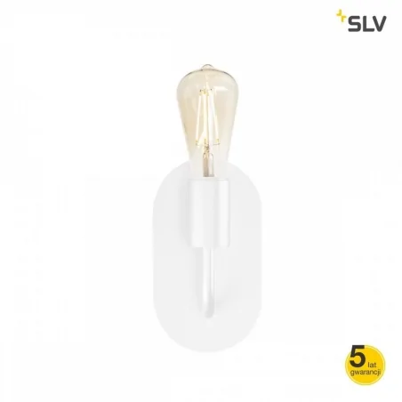 Kinkiety-do-salonu - kinkiet ścienny biały 24w e27 fitu wl 1002147 slv 