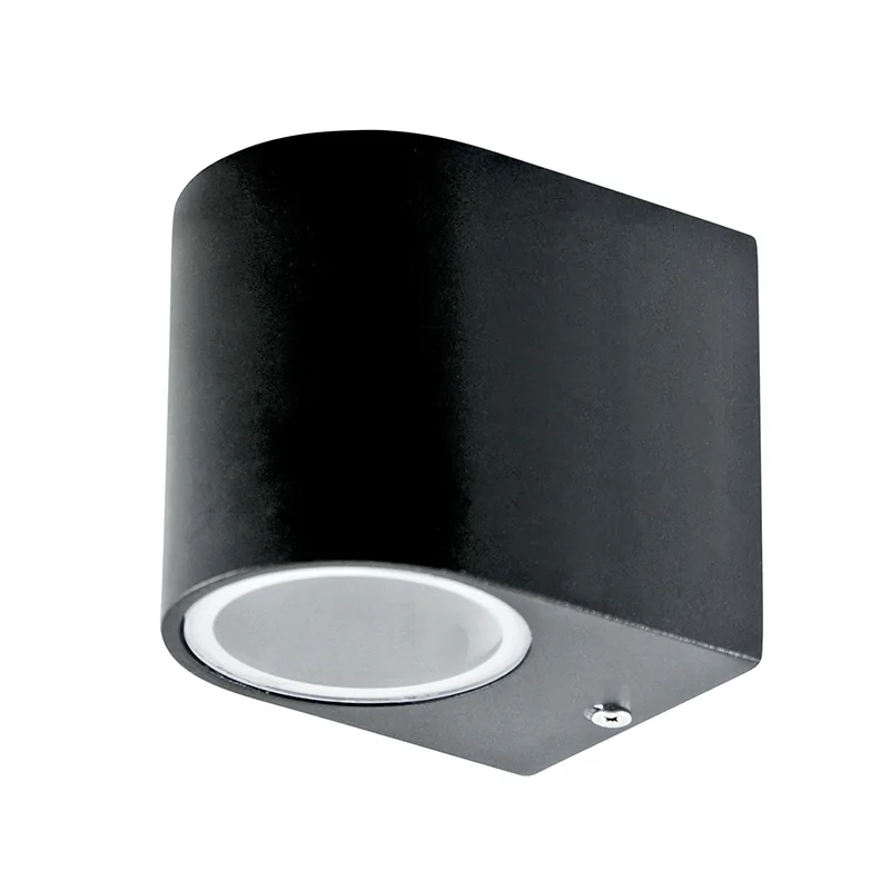 Kinkiety-ogrodowe - kinkiet ogrodowy polux boston aluminiowy czarny 1xgu10 303349 polux firmy POLUX GOLDLUX 