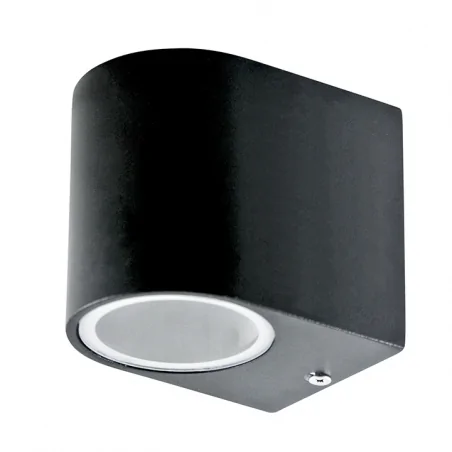 Kinkiety-ogrodowe - kinkiet ogrodowy polux boston aluminiowy czarny 1xgu10 303349 polux 