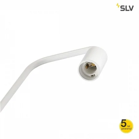 Lampy-stojace - biała lampa podłogowa o mocy 24w e27 fitu fl 1002145 slv 