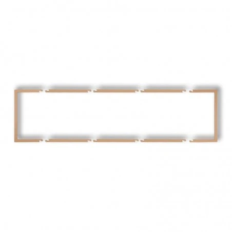 Osprzet-produkty-uzupelniajace - poczwórna złota ramka wypełniająca 8drw-4 deco karlik 