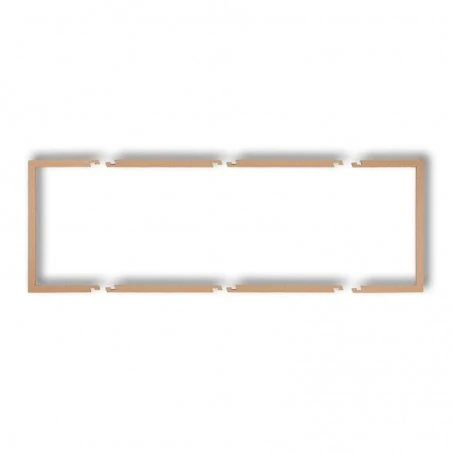 Ramki-potrojne - złota metaliczna potrójna ramka wypełniająca 8drw-3 deco karlik 