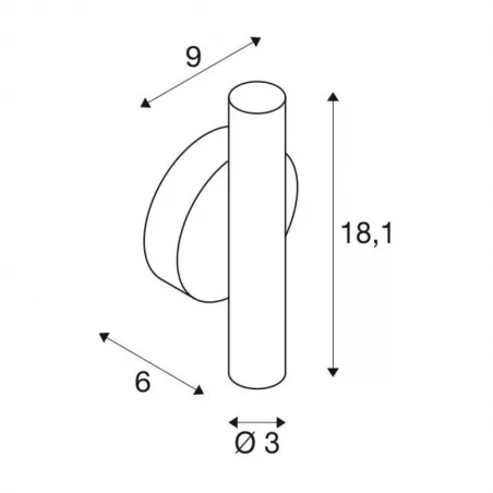 Kinkiety-do-salonu - lampa ścienna góra dół dellikatny złoty 10w 3000k karpo up/down 1002174 slv 