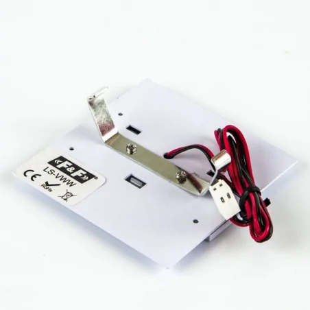 Oswietlenie-schodowe - oprawa schodowa led 1.2w 100lm 3000k 12vdc ip20 biały ls-vww vika f&f 