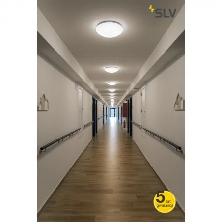 Plafony - okrągła plafoniera o średnicy 35cm 18w 3000/4000k lipsy 35 1002021 slv 