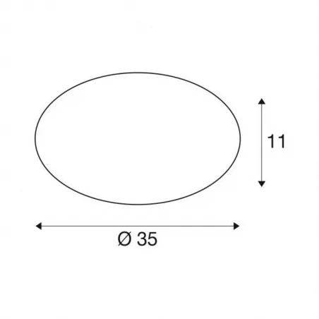 Plafony - okrągła plafoniera o średnicy 35cm 18w 3000/4000k lipsy 35 1002021 slv 