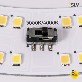 Plafony - plafoniera o mocy 15w okrągła 3000/4000k 30cm lipsy 30 1002020 slv 