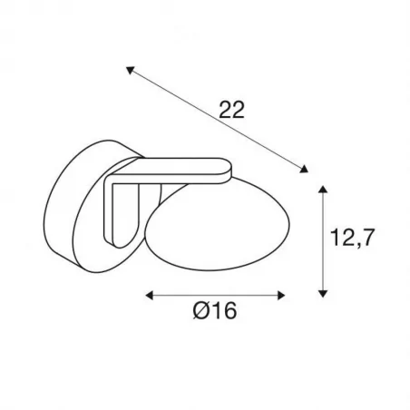 Kinkiety-zewnetrzne - kinkiet ścienny zewnętrzny antracyt 9,2w 3000k malu 1002155 slv 